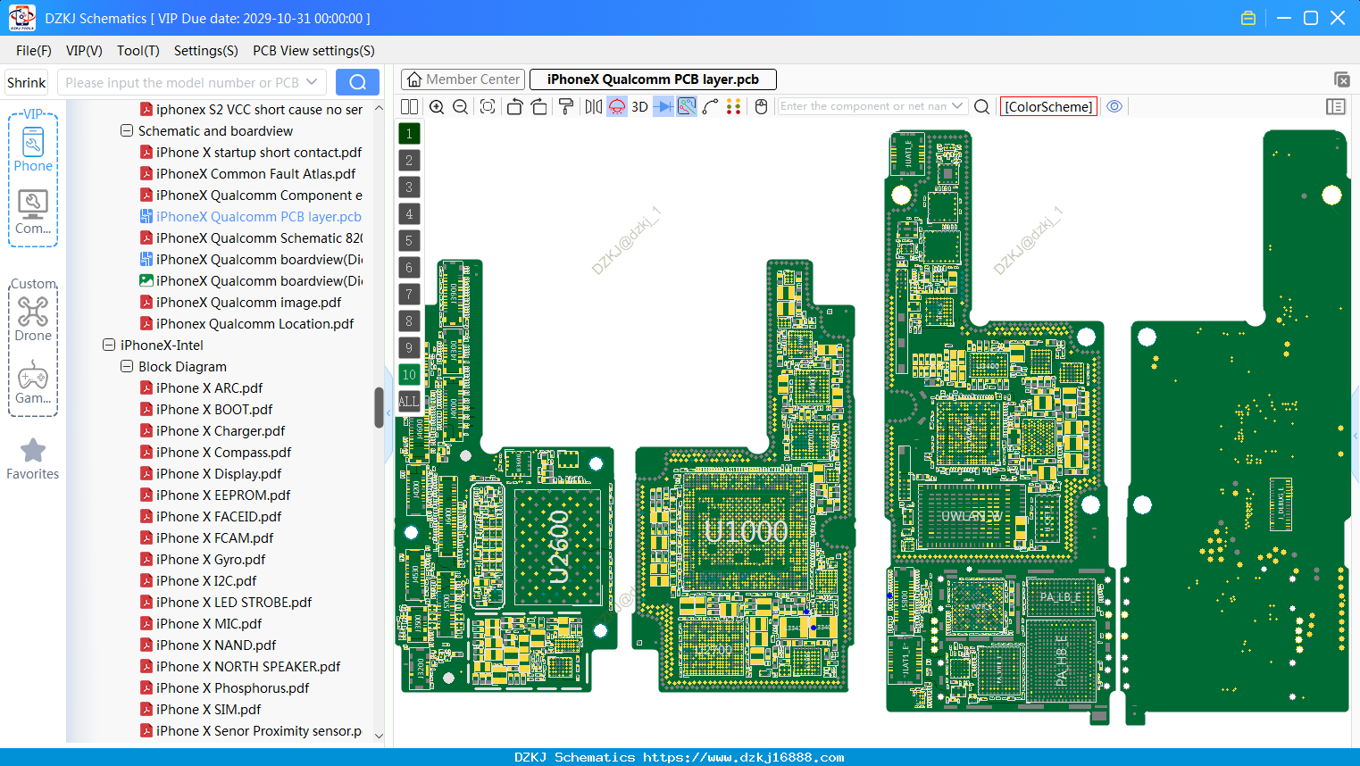 IPhoneX Qualcomm PCB Layer